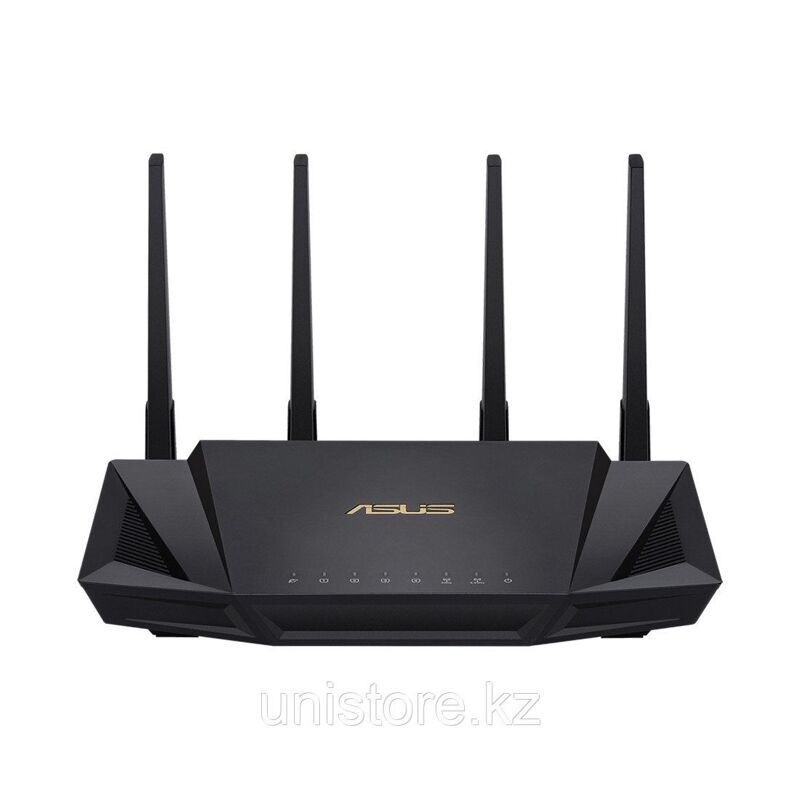 Двухдиапазонный маршрутизатор ASUS RT-AX58U/Wi-Fi 6 (802.11ax)/MU-MIMO/OFDMA/AiProtection Pro/AiMesh