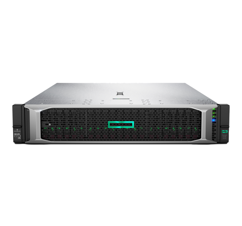 Сервер HPE DL380 Gen10 P24840-B21 (1xXeon4210R(10C-2.4G)/ 1x32GB 2R/ 24 SFF SC/ P408i-a 2GB +Exp/ 4x1GbE FL/ 1x800Wp/3y)