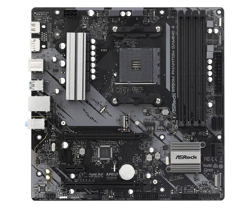 Материнская плата ASRock B550M PHANTOM GAMING 4