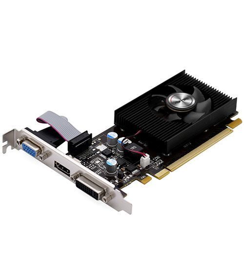 SVGA PCI Express, 4 GB, Afox GT 730 [AF730-4096D3L6], DVI/HDMI/VGA, GDDR3/128bit, +LP