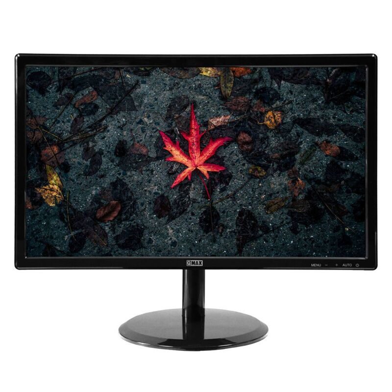 Монитор QMAX KM206V 19,5", черный, TN, 5мс, 1600x900, 16:9,  300 кд/м2, 170°/160°, 1000:1, 100M : 1, 60 Гц, 0,27 мм, 432.0 x 239.76 мм, 94 PPI, Угол наклона -5° (вперед) - 15° (назад), Интерфейс подкл