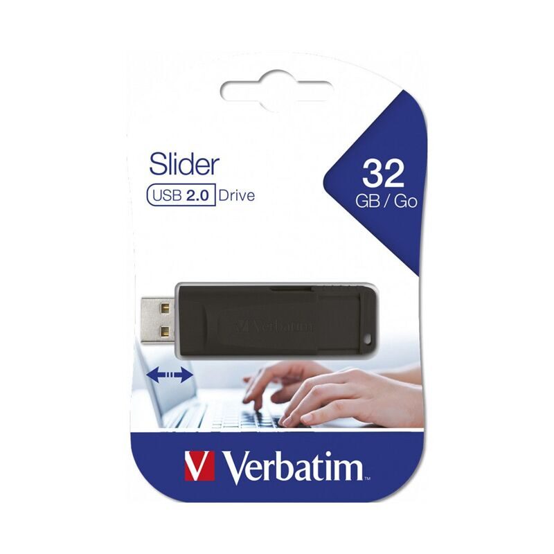 USB-накопитель Verbatim 98697 32GB USB 2.0 Чёрный