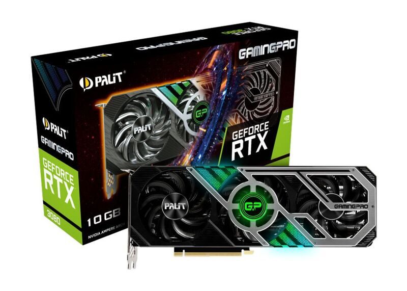 Видеокарта PALIT RTX3080 GAMINGPRO 10G (NED3080019IA-132AA)