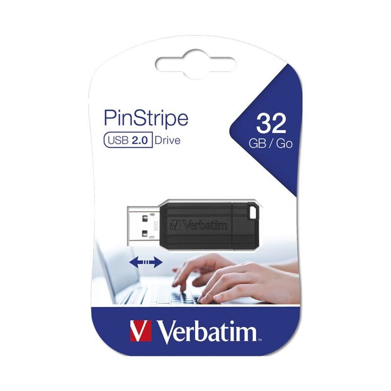 USB-накопитель Verbatim 49064 32GB USB 2.0 Чёрный